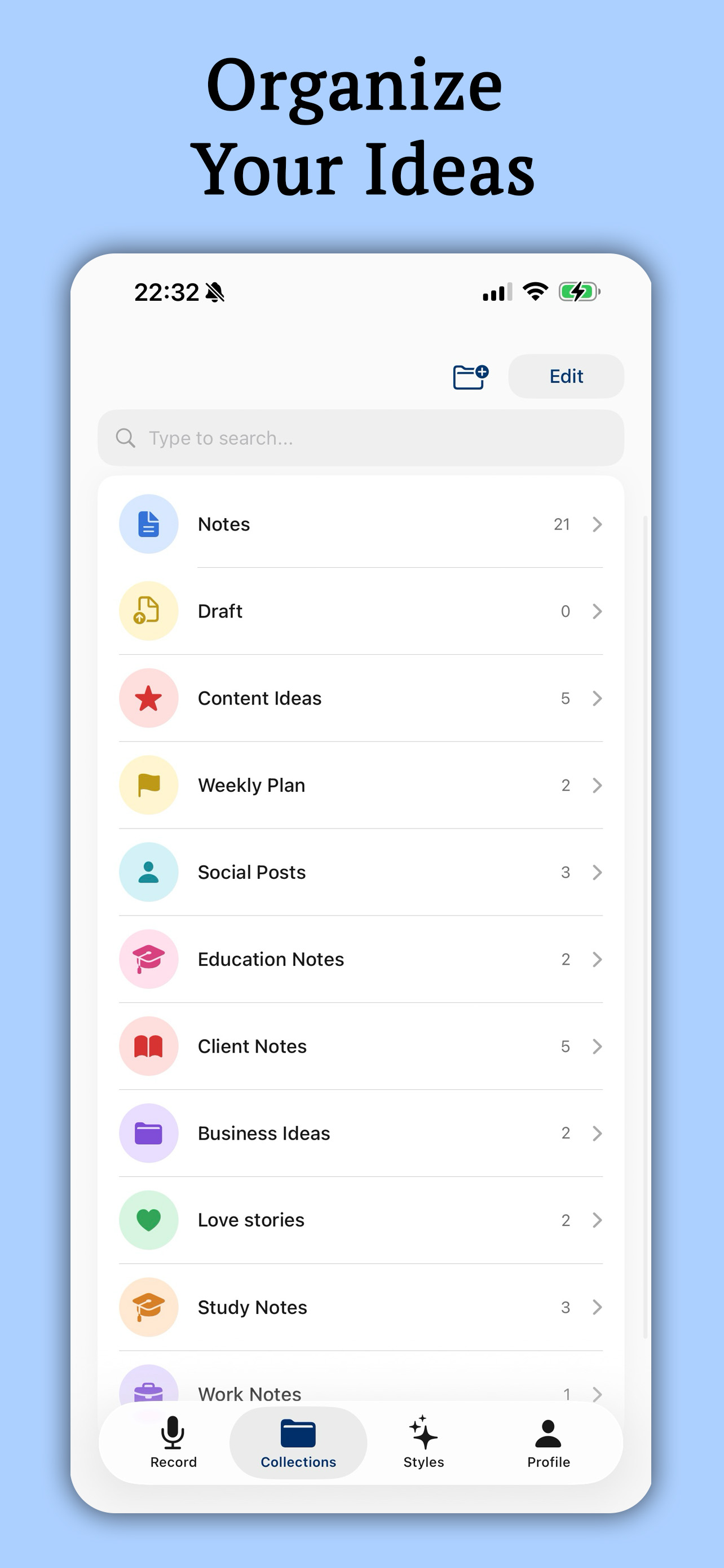 Organize with collections